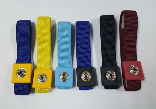 สายรัดข้อมือกันไฟฟ้าสถิตแบบไร้สาย สายกราวด์ข้อมือกันไฟฟ้าสถิต Comfort adjustable wrist band range bsc